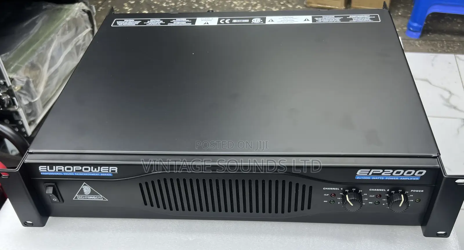 Behringer Europower Ep2000 Stereo Power Amplifier