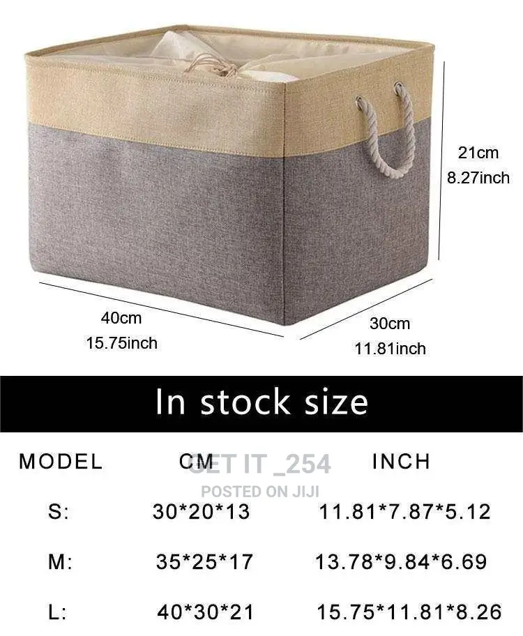 Collapsing Cotton Rope Basket