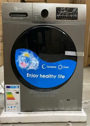 Roch RWM-08FL 8kg Front Load Washing Machine1200rpm,Silver