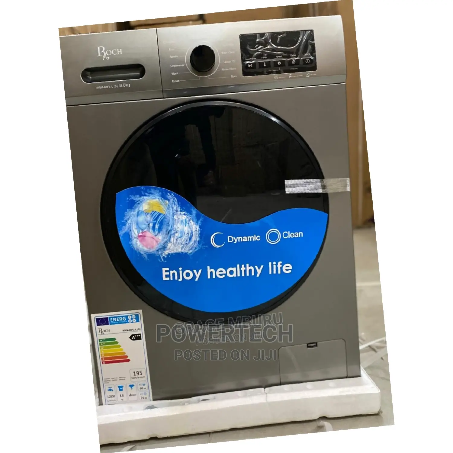 8kg Front Load Washing Machine.