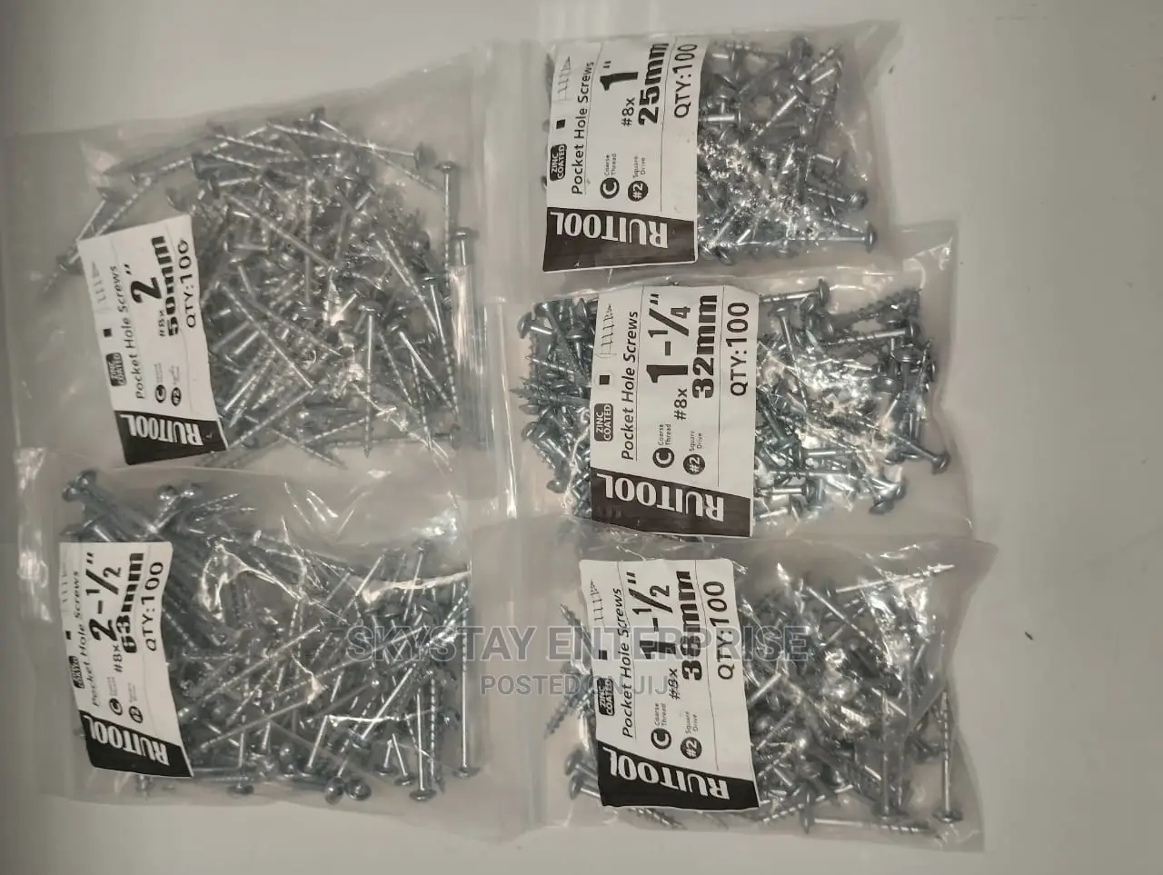 Pocket Hole Jig Screws