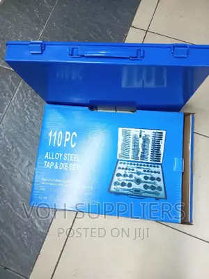 Taps and Die Set 110pcs Metallic Box