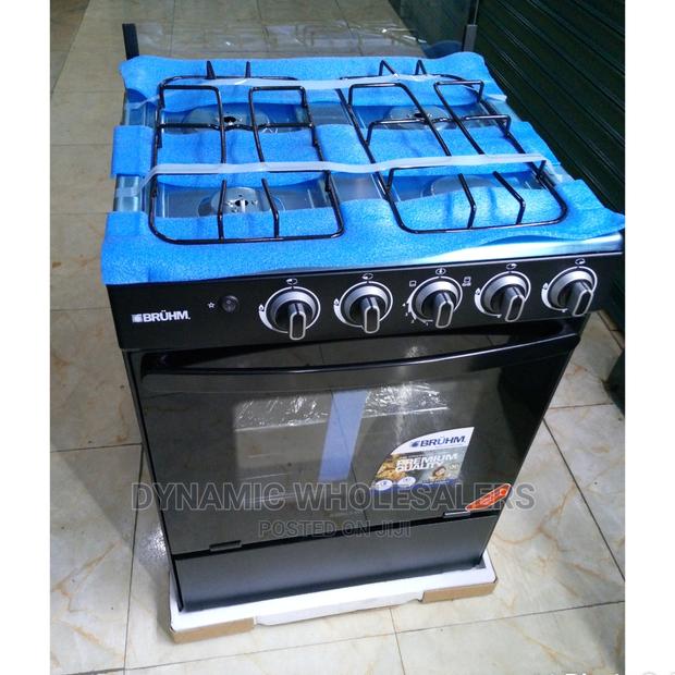 :Bruhm Cooker 60*60 4gas Cooker With an Oven