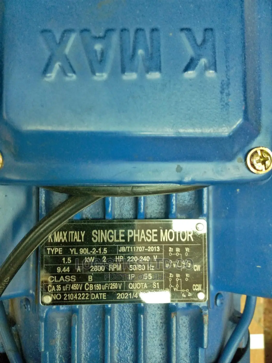 Single Phase Motor 1hp