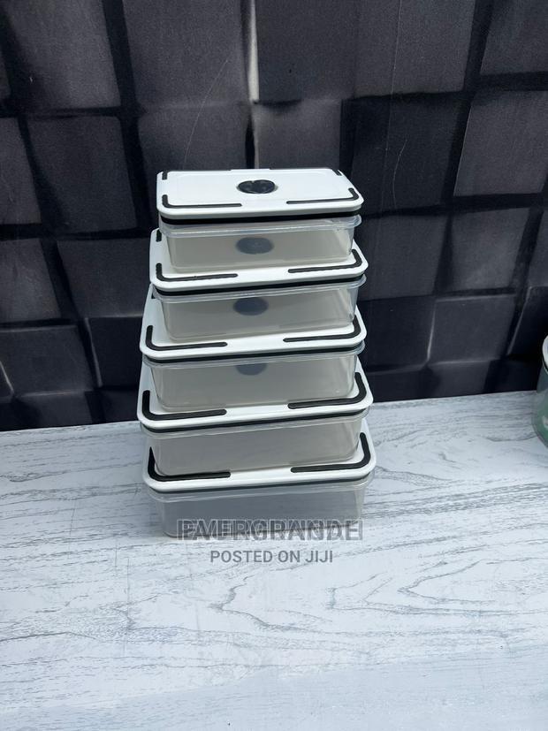 Classy 5 in 1 Fridge Storage Containers /Boxes - main view