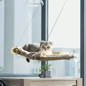 Window Mounted Cat Hammock Perch Bed