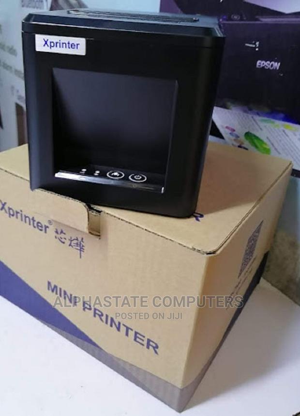 80mm Thermal POS USB Receipt Printer - Black Black M - main view