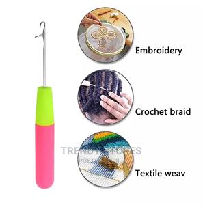 Plastic Knitting Crochet Hook Needles - thumbnail 2
