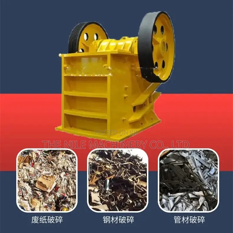 Jaw Crusher (Purpose: Coarse Crushing, Medium Crushing)