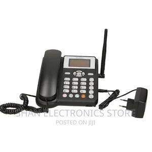 Satisfactory Huawei Gsm Sim Table Phone - Black - thumbnail 2