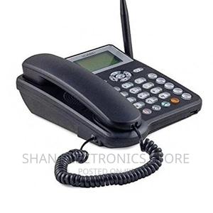 Advanced Quality Gsm Fixed Wireless Desktop Cordless Phone - thumbnail 2
