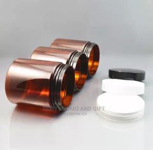 250g Amber PET Jars - main view