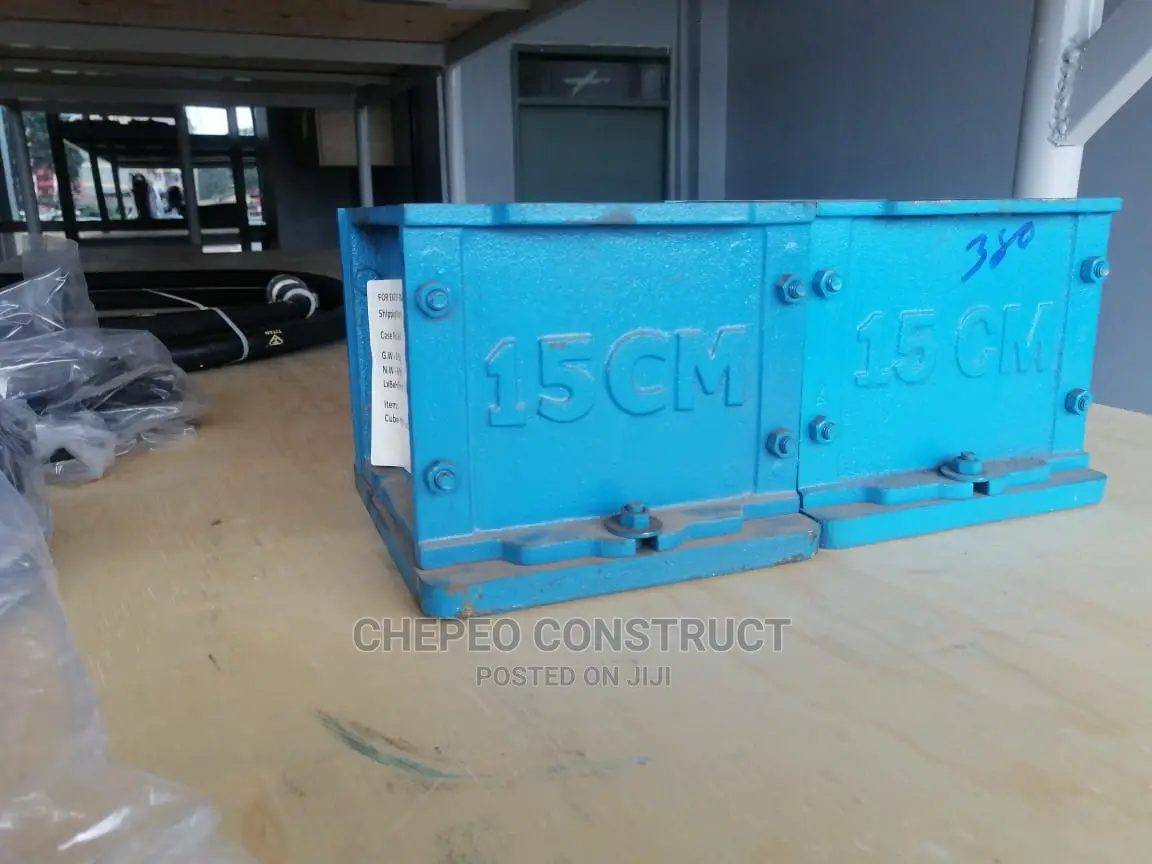 Quality 15cm Cubic Cast Iron Moulds for Testing Concrete