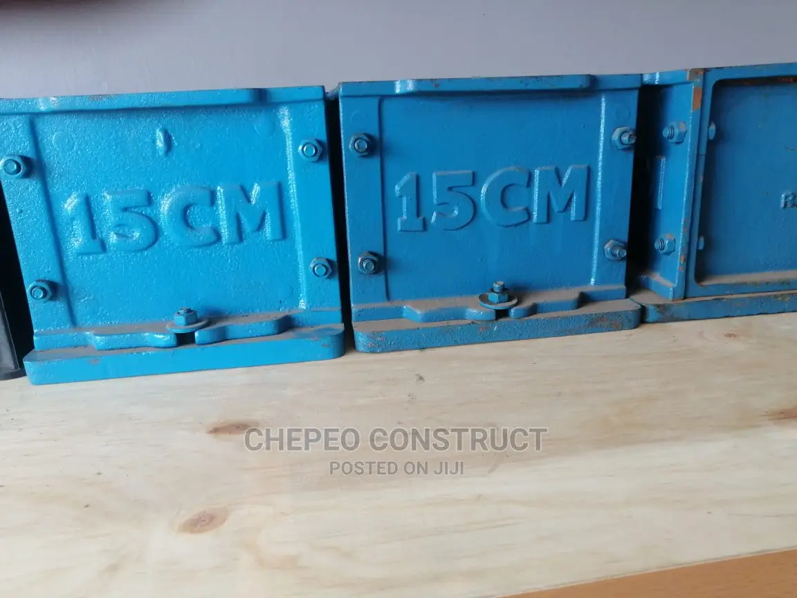 Quality 15cm Cubic Cast Iron Moulds for Testing Concrete