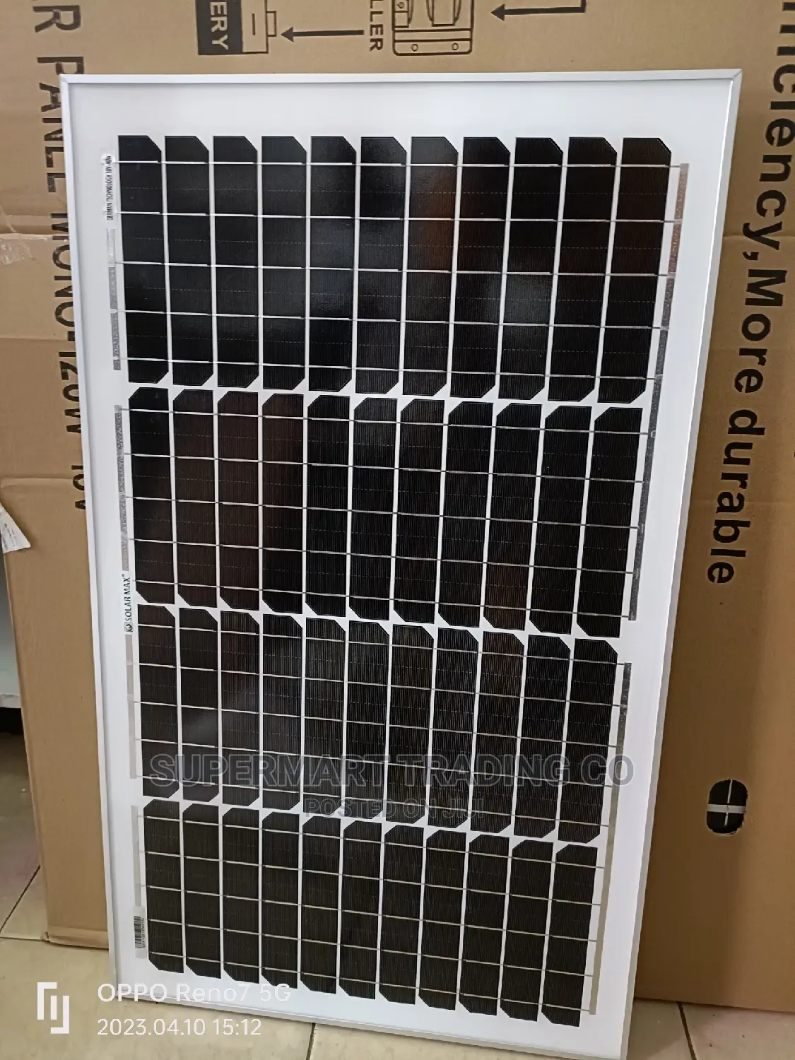 Solar Panel 40wts