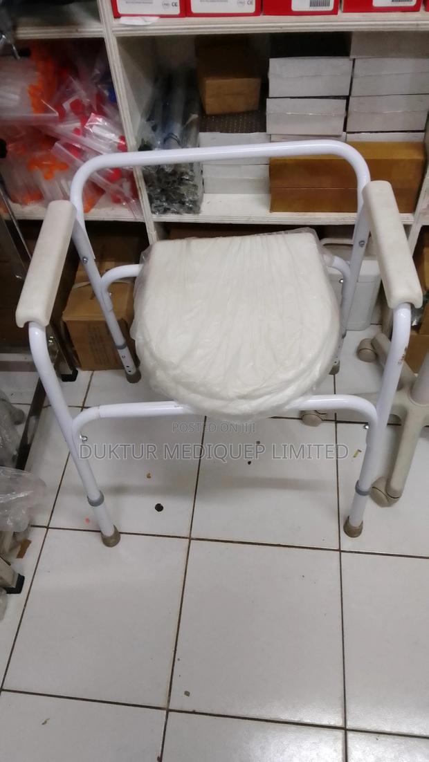 Extra Wide Portable Toilet Commode Chair 55cm Width - main view