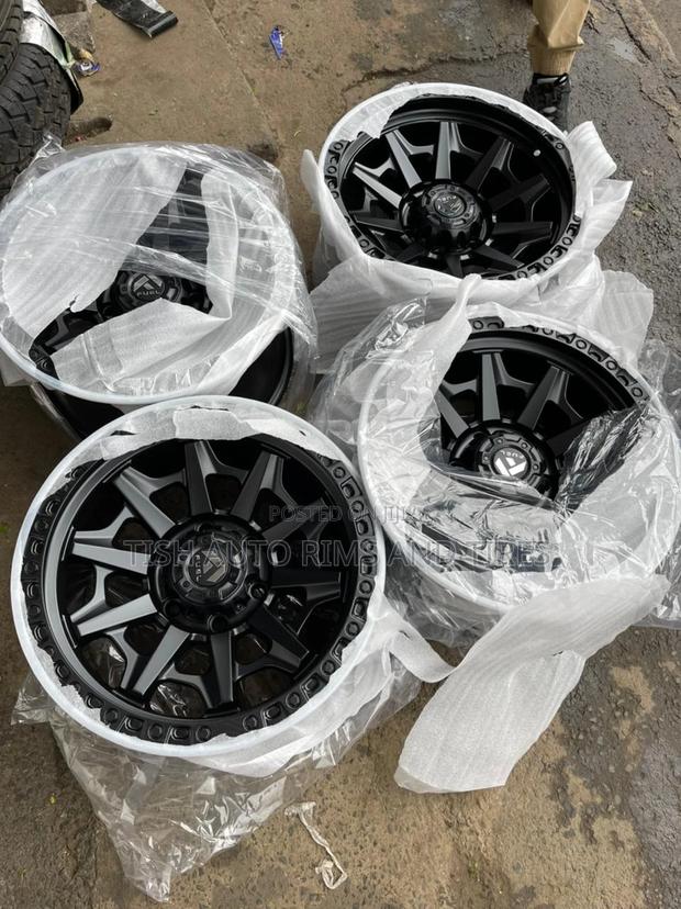 Black Offset Rims 17 Inch Fitting Prado,Hilux,D Max, Pajero