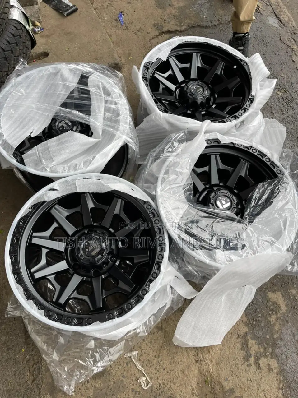 Black Offset Rims 17 Inch Fitting Prado,Hilux,D Max, Pajero