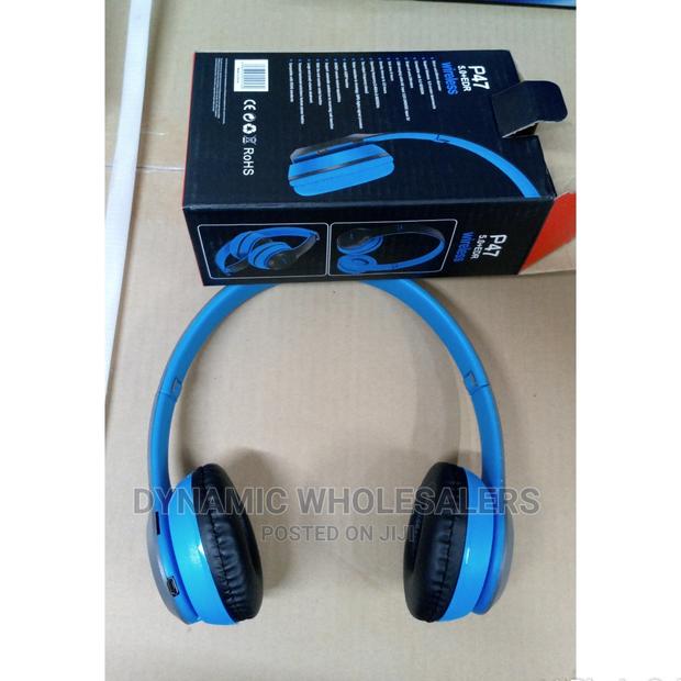 :"Black P47 Headphones. - thumbnail 2