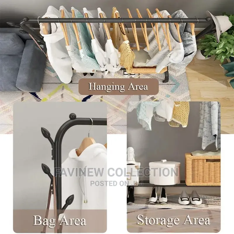 Double Pole Quality Clothe Rack
