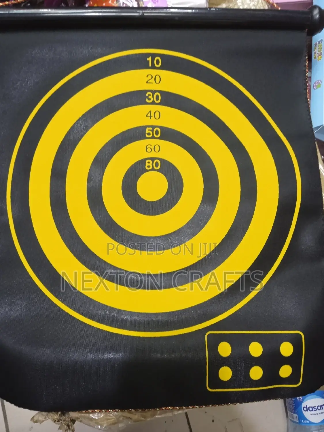 Dart Board 17", Magnetic Rolled, Double Sided Board