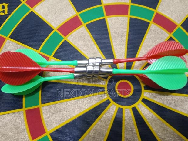 Dart Board 17", Magnetic Rolled, Double Sided Board - thumbnail 4