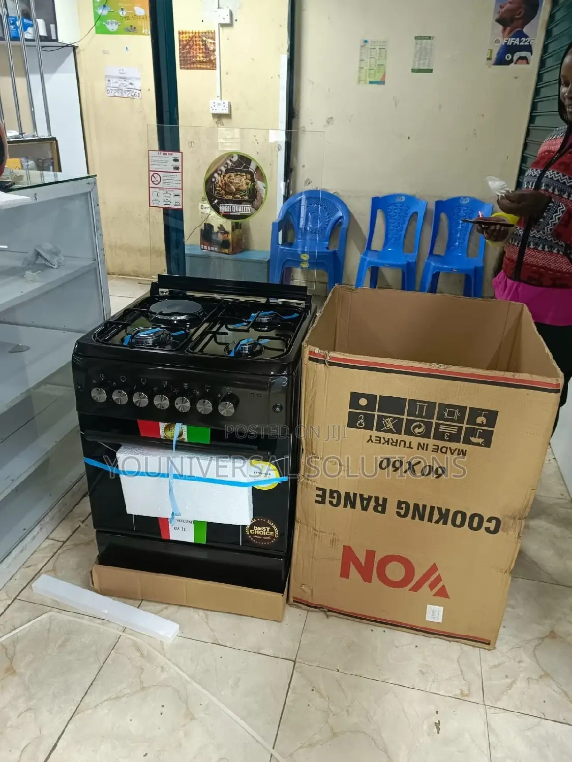 Brand New VON 60×60 Standing Cooker (3+1)