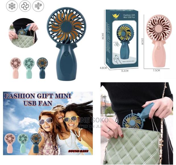 Mini Portable USB Rechargeable Handheld Fan - main view