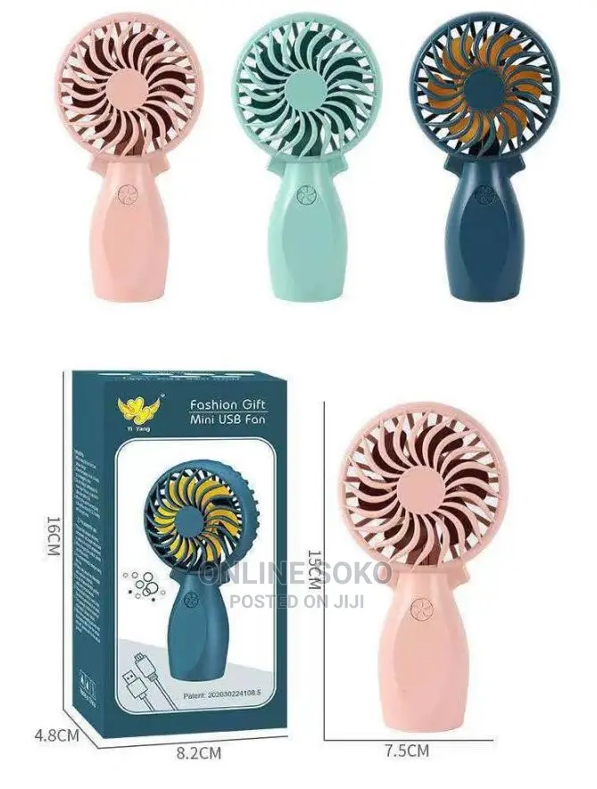 Mini Portable USB Rechargeable Handheld Fan