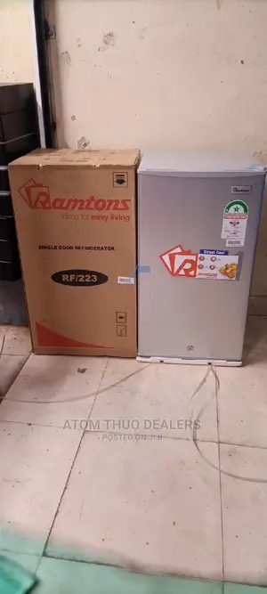 Ramtons RF/223-90 Litres Single Door Fridge- Silver,. N 