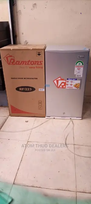 Ramtons RF/223-90 Litres Single Door Fridge- Silver,. N 
