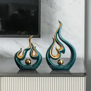 Office Shelf Desk Art Statue