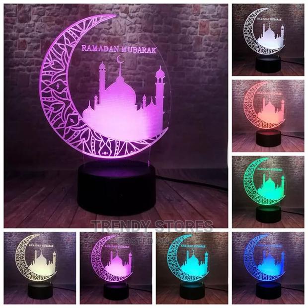 Ramadan Acrylic Decoration 3D Usb Support - main view