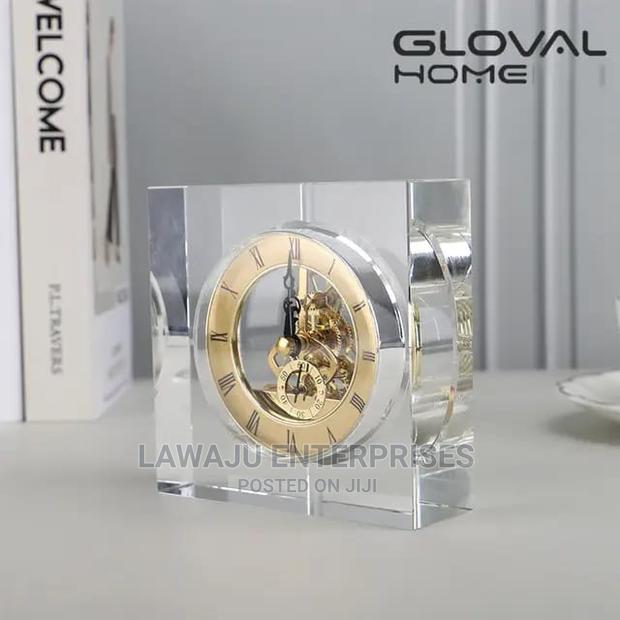 Luxury Desk Clock Modern Crystal Mechanism Clock - thumbnail 2