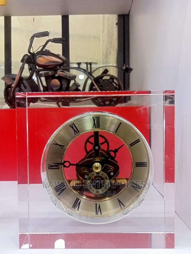 Luxury Desk Clock Modern Crystal Mechanism Clock - thumbnail 3