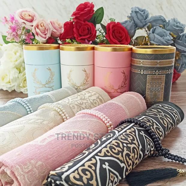 Muslim Gift Prayer Rug Kaba Pattern Custom Cylinderboxgift - main view