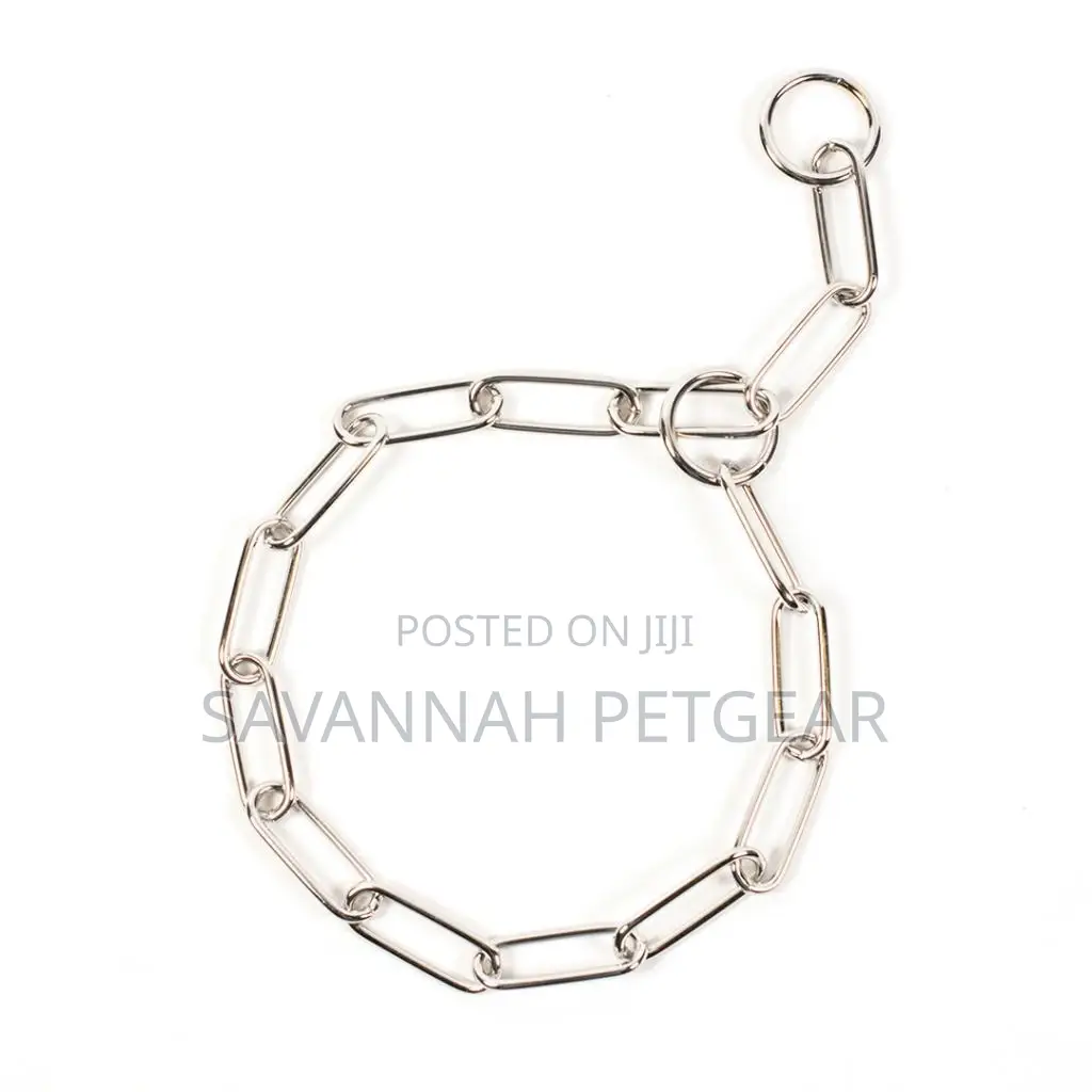 Large Links Choke Chain Slip Collar for Dogs