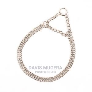 2-Row Choke Chain Slip Collar, Chrome Plated - thumbnail 2