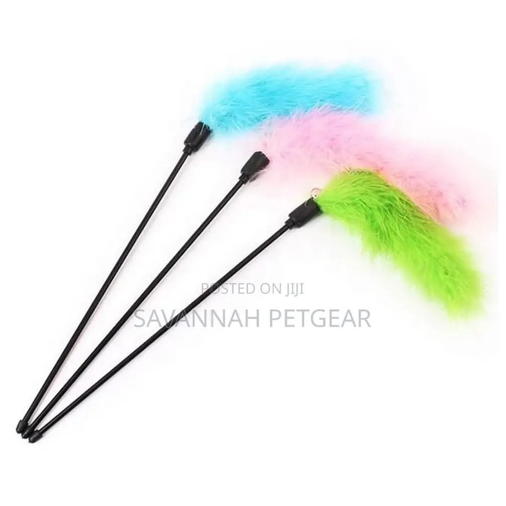 Feather Cat Stick Toy