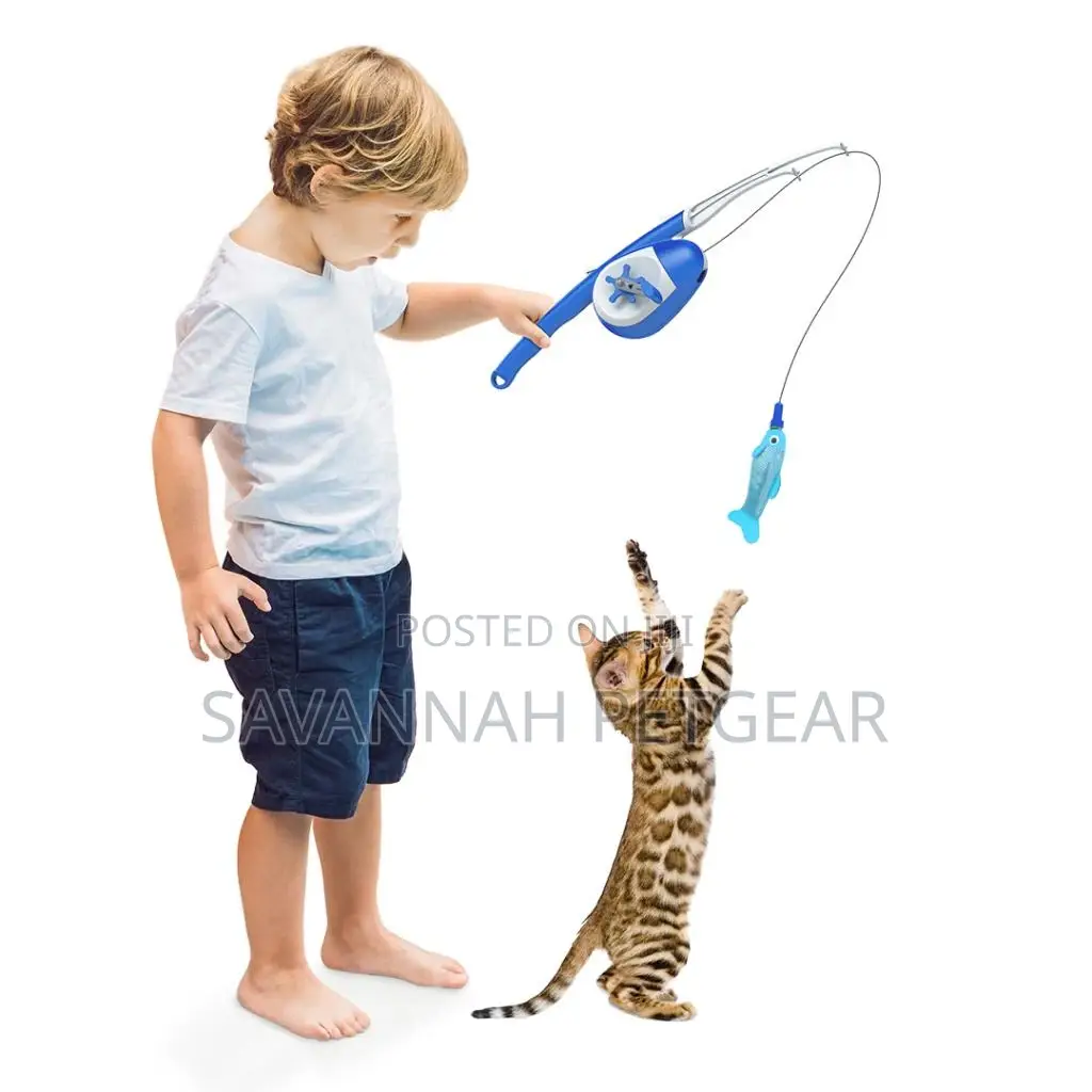 FISH ‘N CATCH PLAYING ROD Interactive Rod With Plush Fish