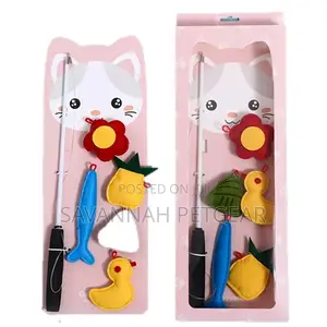 Cat Toy Set With Swing Rod