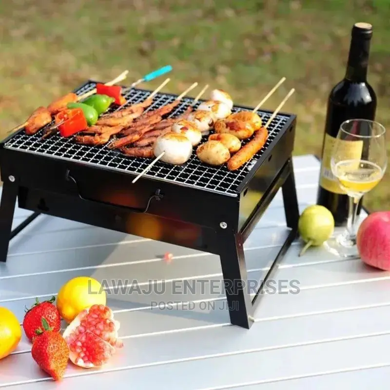 Black Foldable BBQ Grill