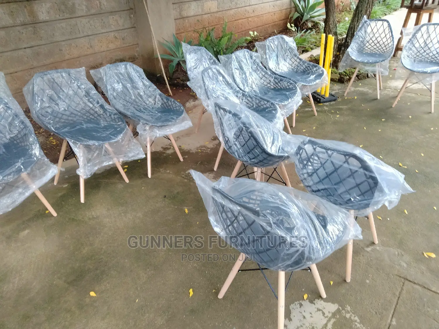 Eames Mesh Chairs.
