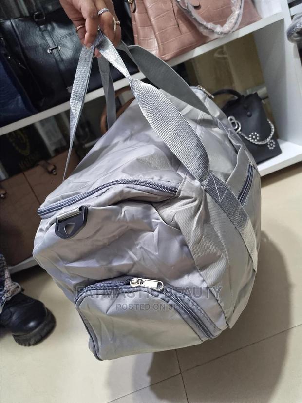 Grey Duffle Bag / Travel Bag - thumbnail 3