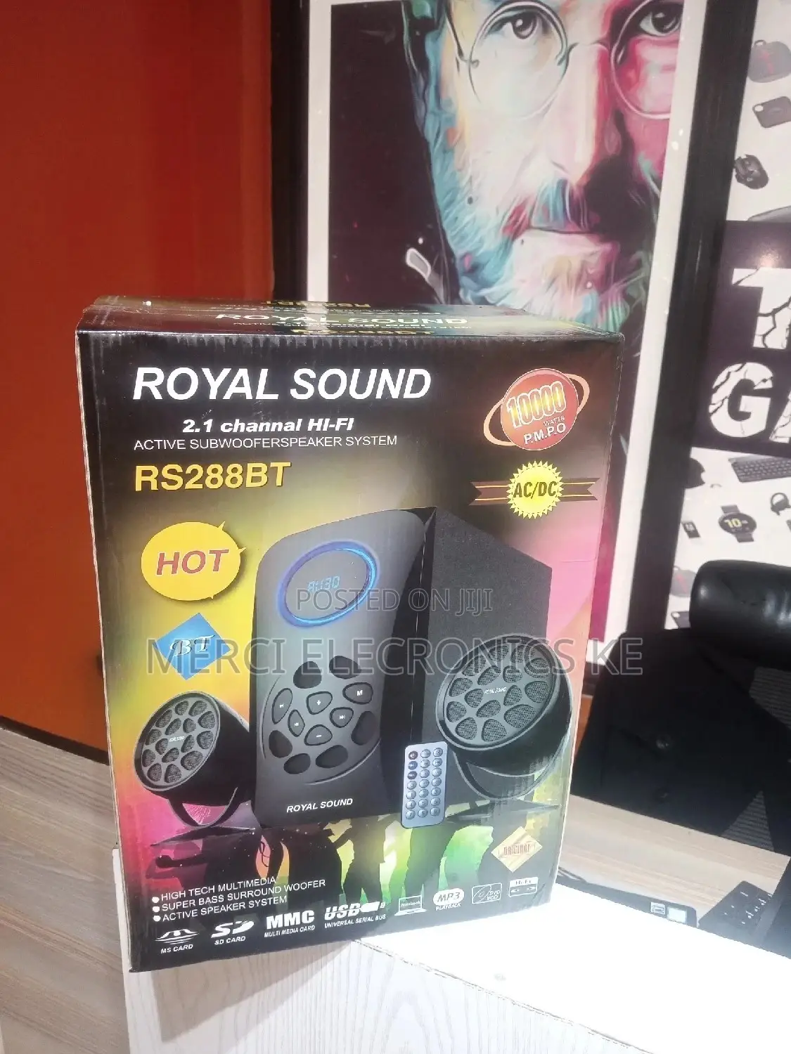 Royal Sound 2.1 Channal Hifi Rs288 BT 2.1 Inch Subwoofer