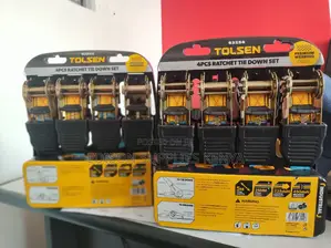 Ratchet Tie Down Set 4pcs Tolsen - Heavy Duty Ratchet Straps