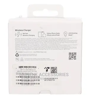 SAMSUNG Wireless Charger 9W Fast Charge Pad QI, GALAXY BUDS,
