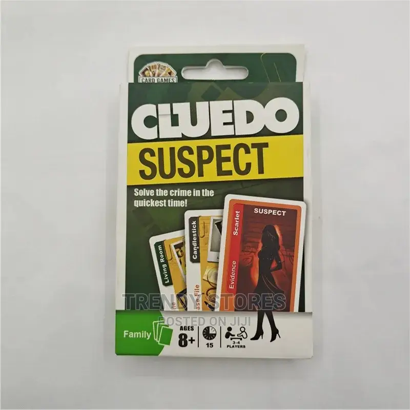 Cluedo Card Classic Mystrey Game