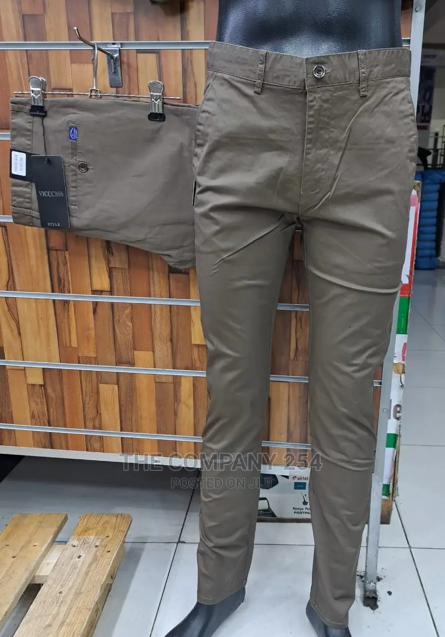 Designer Quality Smart Casual Business Official Men's Khaki