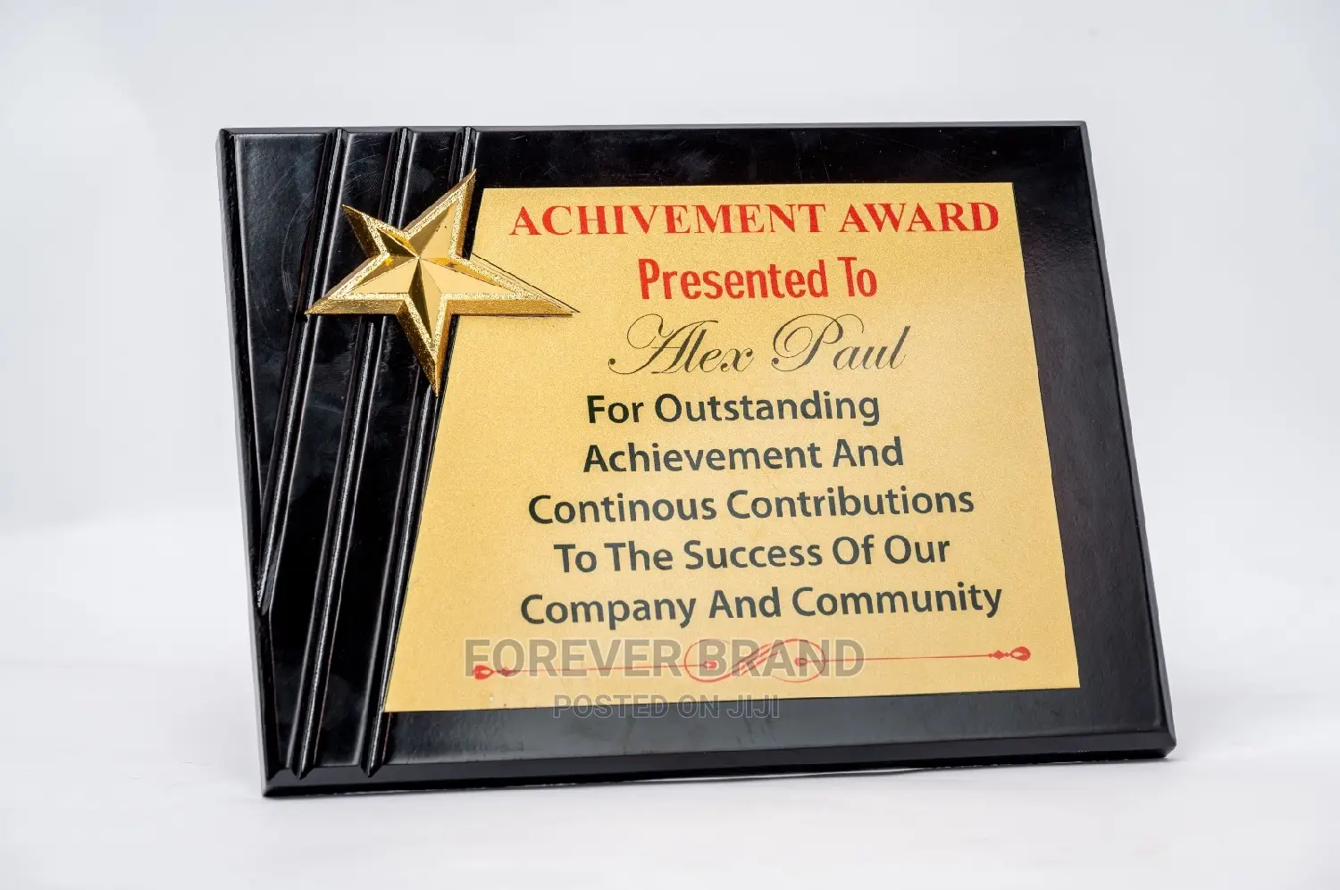 Start Wooden Awards/Sublimation